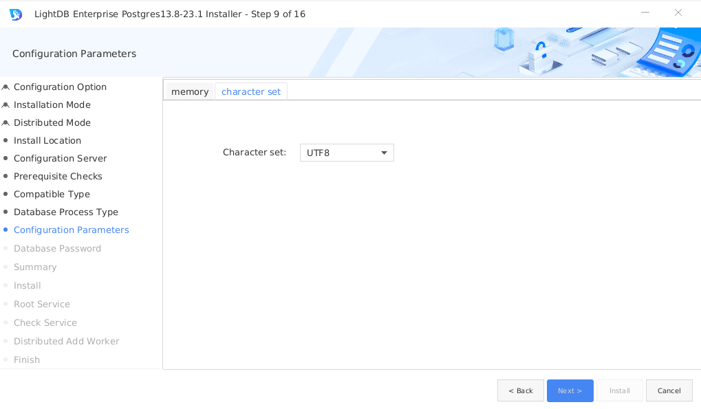 dis-install-gui-conf-para-charset