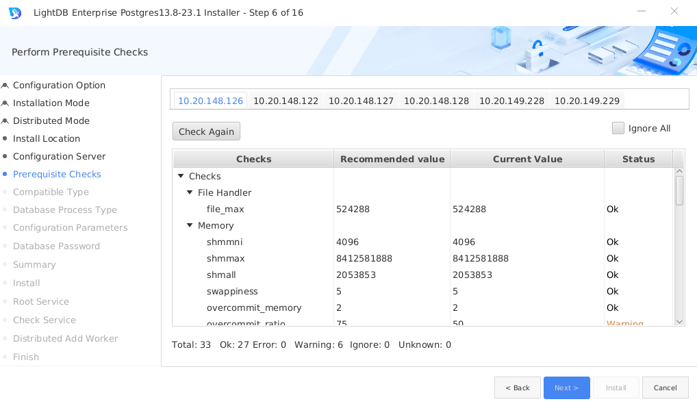 dis-install-gui-pre-check