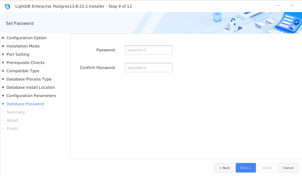 single-install-gui-db-pwd
