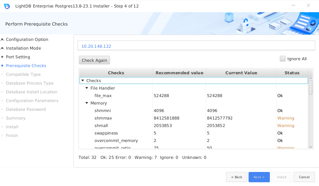 single-install-gui-pre-check